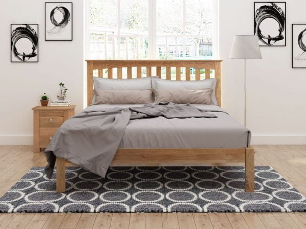 Goodson Solid Oak Bed Frame