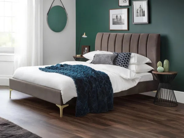 Deco Style Velvet Bed Frame
