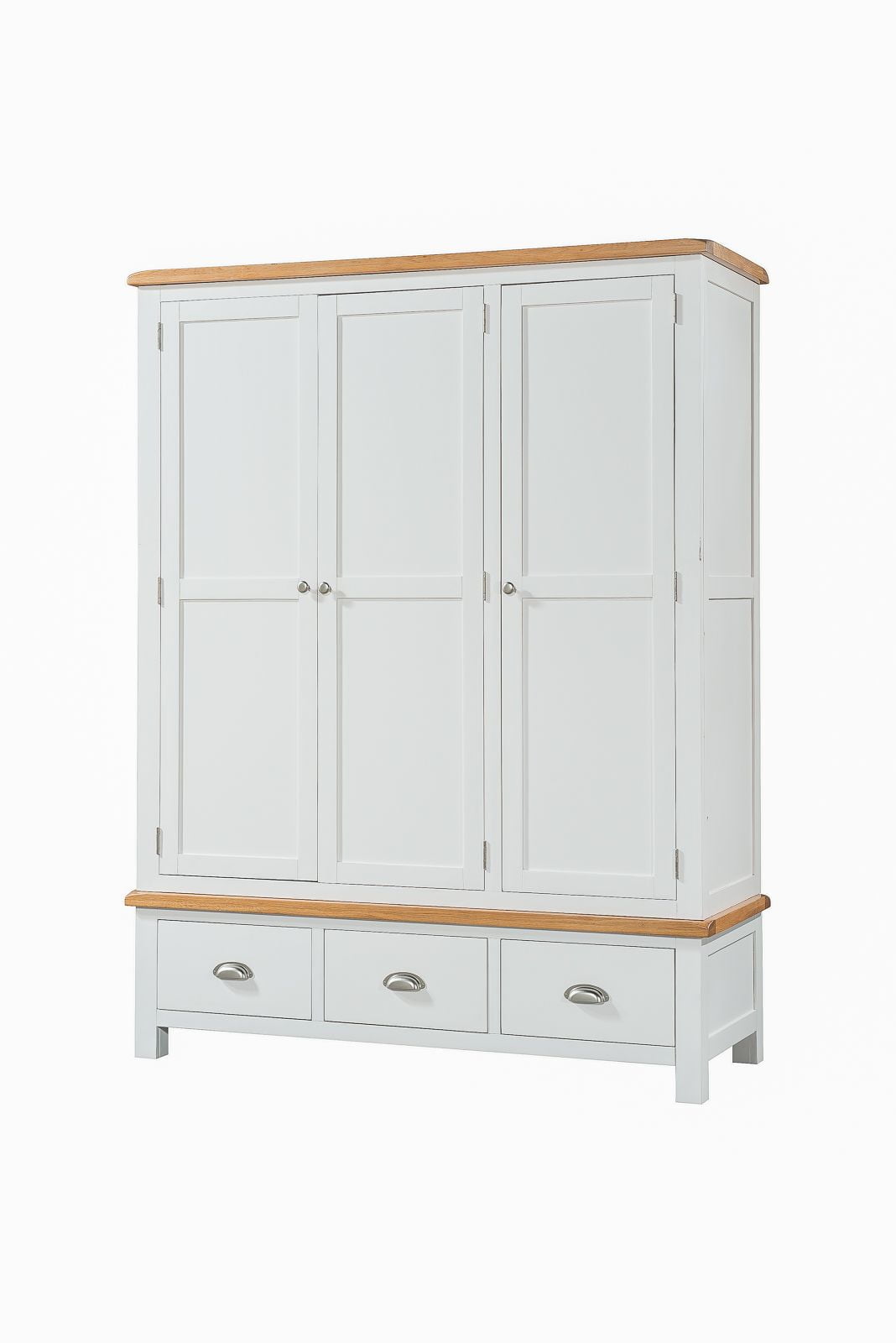 Exeter Painted 3 Door 3 Drawer Wardrobe Crediton Beds