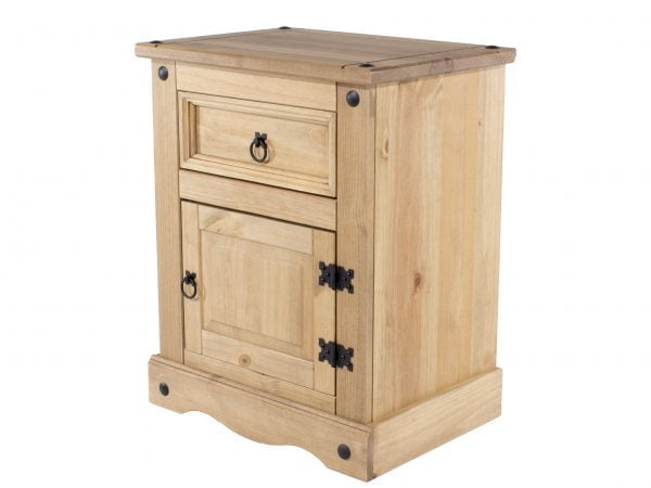 Tenerife 1 door, 1 drawer bedside cabinet