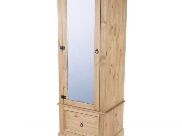 Tenerife Armoire with mirrored door & drawer