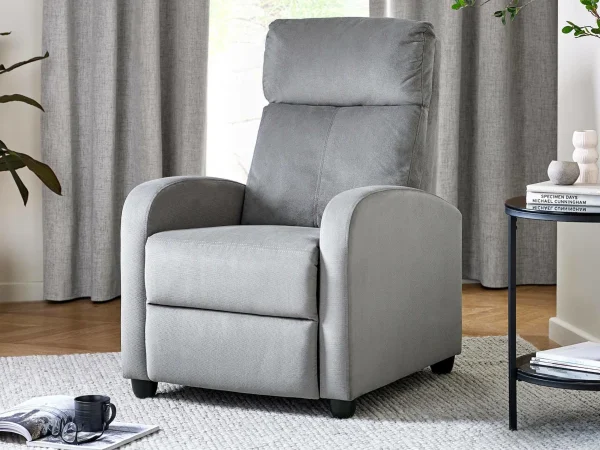 Vivo Recliner Chair - Grey Chenille