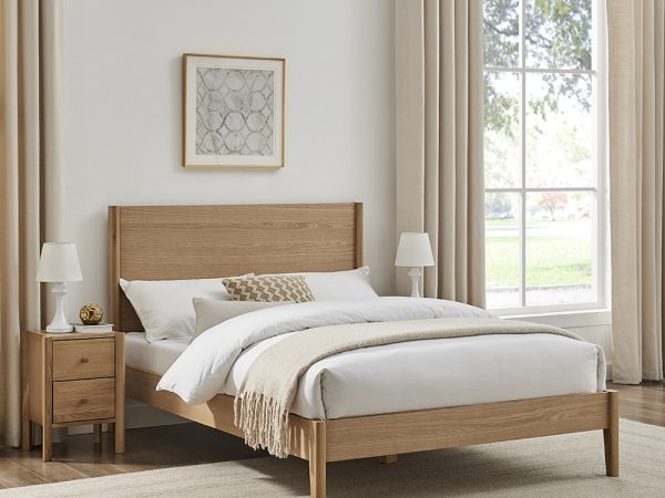 Jasminum Solid American Oak Bed Frame